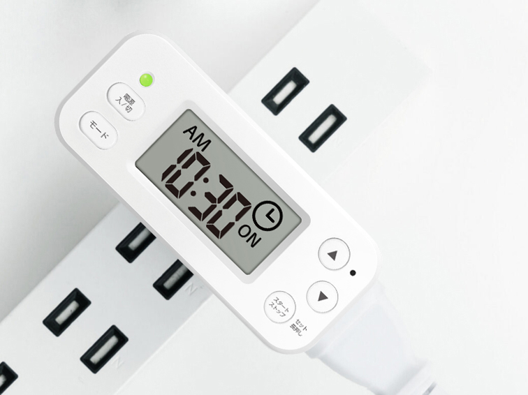 電源タップに繋いで使うこともできます。