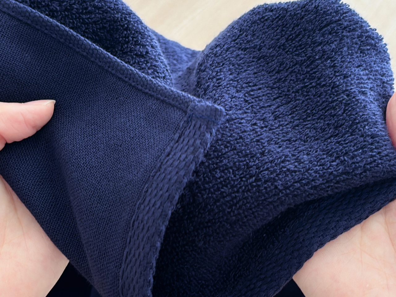 やわらかい肌触り